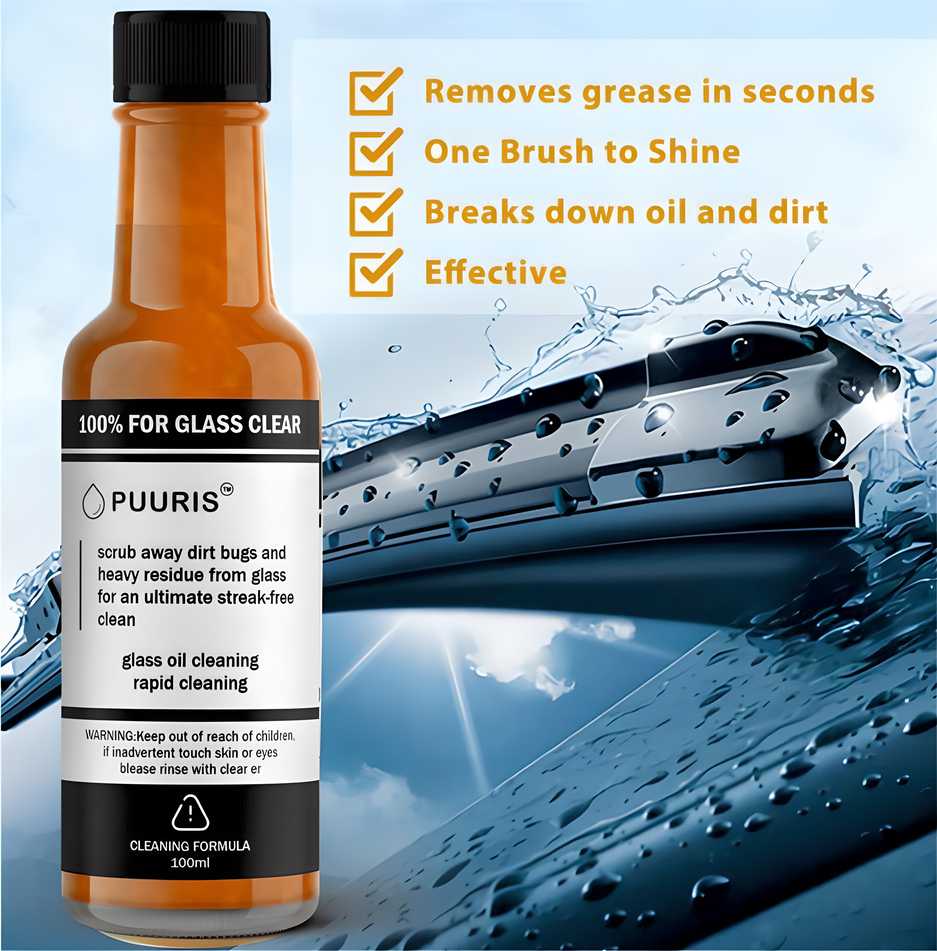 🔥Glass Cleaning Agent Powerful Stain Remover 🔥 [BUY 1 GET 1 FREE]🔥